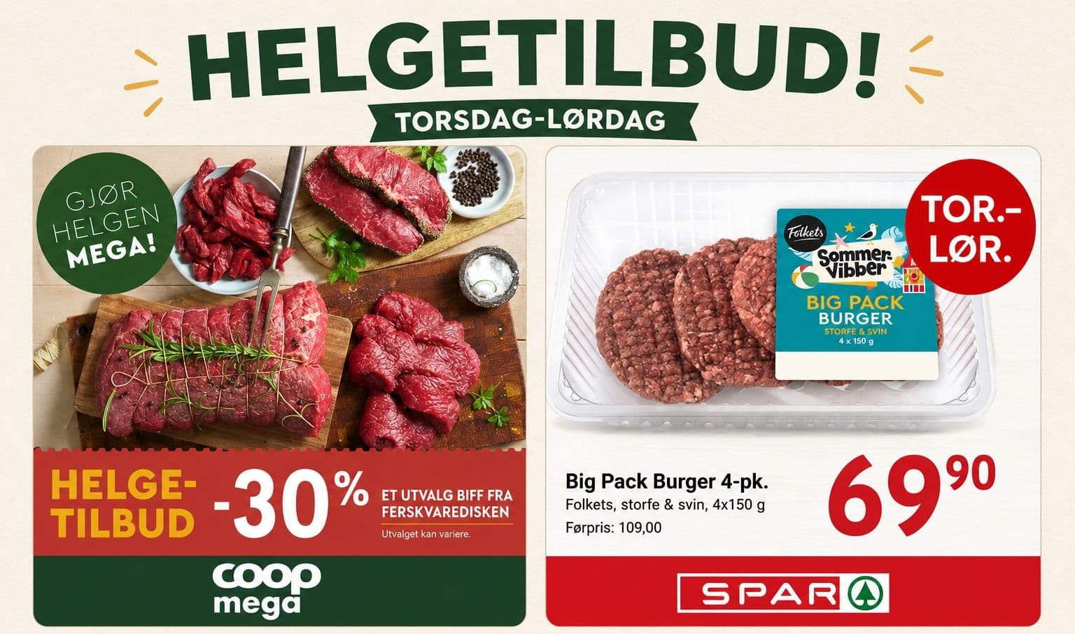 09.07: Disse helgetilbudene bør du huske på når du skal handle