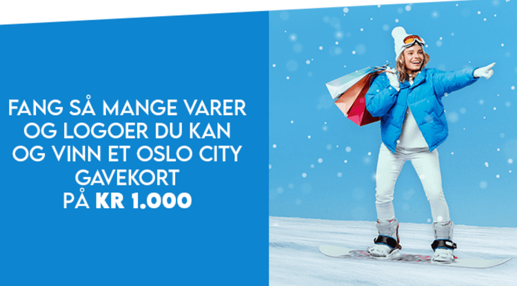 Vinn gavekort på 1000 kr hos Oslo City