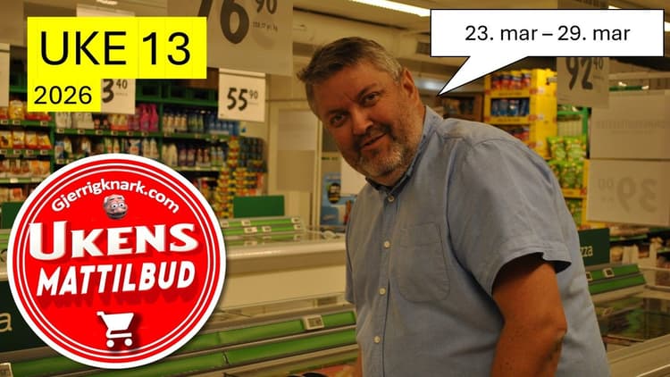 Ukas beste tilbud fra mat- og dagligvarekjedene | UKE 13-2026