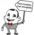 Få gratis popcorn-meny med både popcorn og drikke