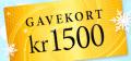 Få gavekort verdt 1 500 kroner