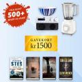 Få gavekort verdt 1 500 kroner i velkomstgave