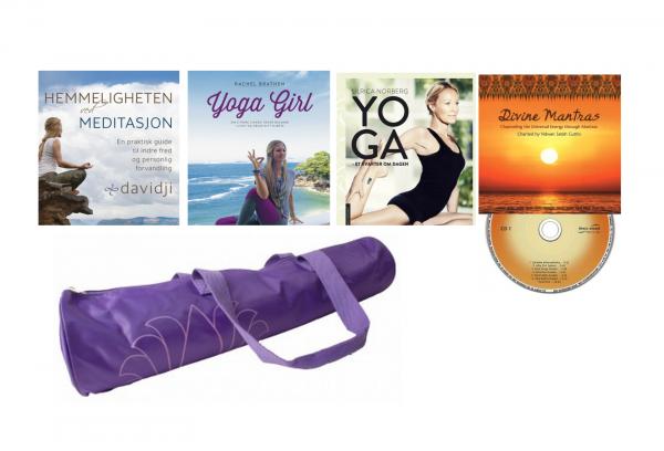 Få STOR yogapakke - bli kjent med yoga og deg selv