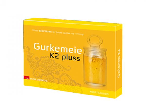 Få gratis prøvepakke av Gurkemeie K2 PLUSS