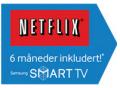 Les mer om 'Få 6 måneder Netflix GRATIS ved kjøp av Samsung Smart TV' Få 6 måneder Netflix GRATIS ved kjøp av Samsung Smart TV