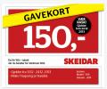 Les mer om 'Få kr 150 i rabatt hos Skeidar når du handler for minst kr 300' Få kr 150 i rabatt hos Skeidar når du handler for minst kr 300