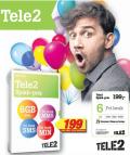 Les mer om 'Tele2 Sjokkpris: mobilabonnement med 6GB mobildata til kr 199' Tele2 Sjokkpris: mobilabonnement med 6GB mobildata til kr 199