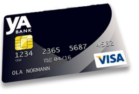 yA Bank kredittkort 3% rabatt på dagligvarer