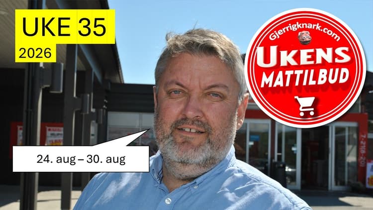 Ukas beste tilbud fra mat- og dagligvarekjedene | UKE 35