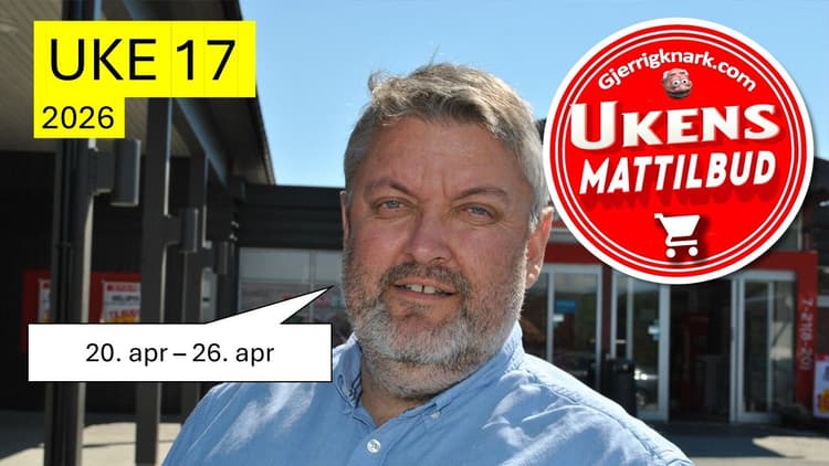 Ukas beste tilbud fra mat- og dagligvarekjedene | UKE 17-2026