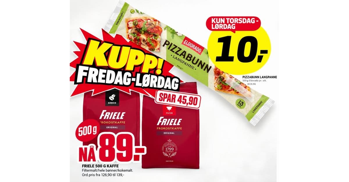 10.09: Disse helgetilbudene bør du huske på når du skal handle
