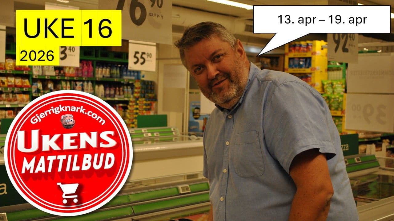 Ukas beste tilbud fra mat- og dagligvarekjedene | UKE 16-2026
