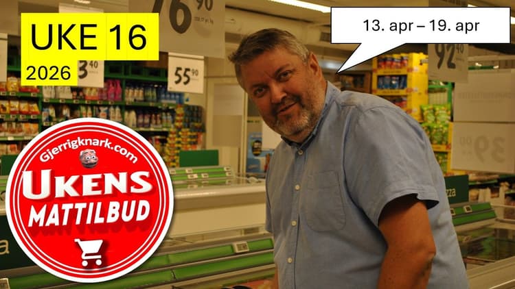 Ukas beste tilbud fra mat- og dagligvarekjedene | UKE 16-2026