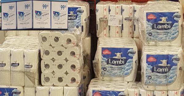 Slik kjøper du Lambi toalettpapir til kr 89,10 istedenfor kr 99